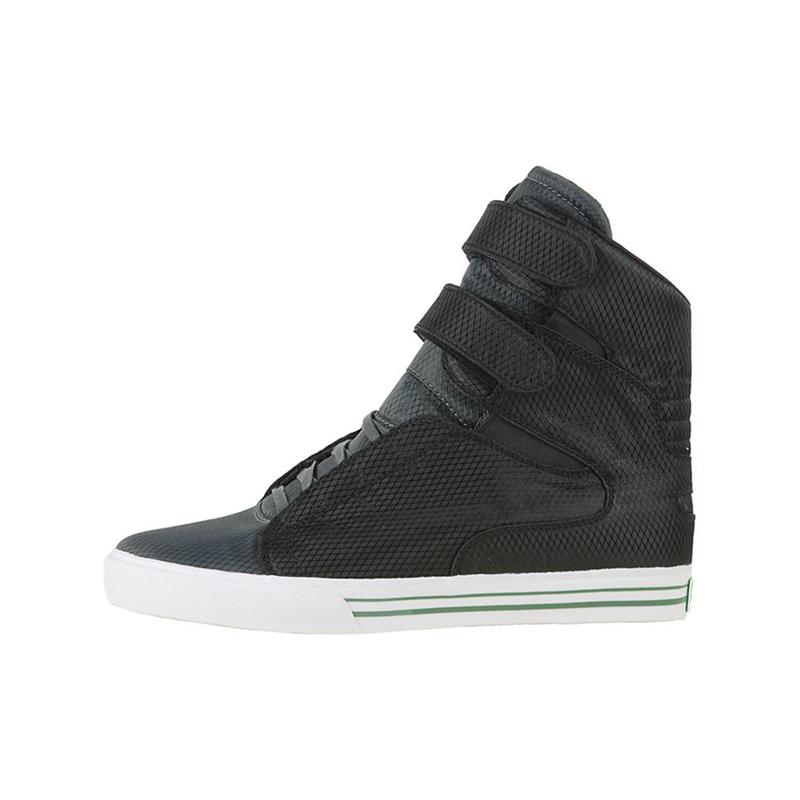 Buty Supra TK SOCIETY - Sneakersy Wysokie Męskie - Czarne (MQFO-29853)